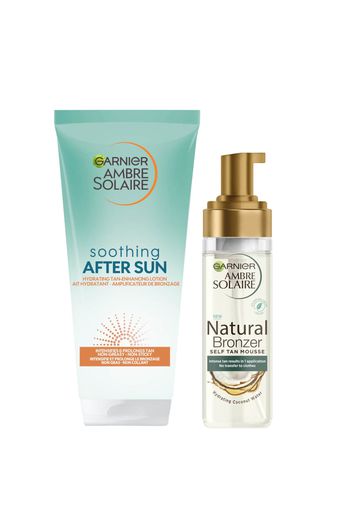 Garnier Ambre Self Tan Mousse and After Sun Tan Maintainer Bundle