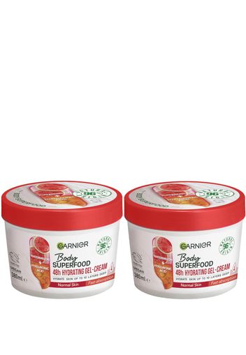 Garnier Body Superfood, Nourishing Body Cream Duos - Watermelon & Hyaluronic Acid