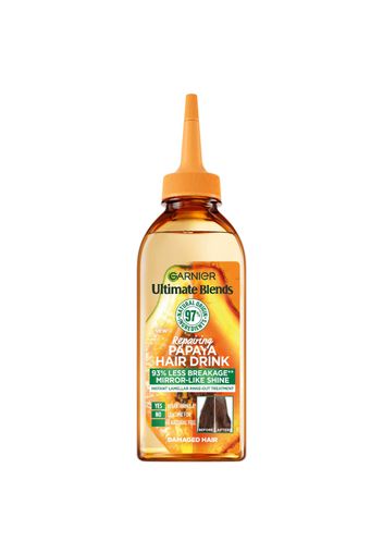 Garnier Ultimate Blends Repairing Papaya Hair Drink Liquid Conditioner for Dry Hair 200ml