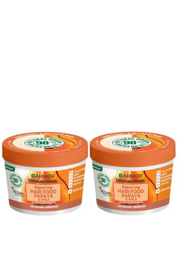 Garnier Ultimate Blends Papaya 3-in-1 Damaged Hair Mask Duo