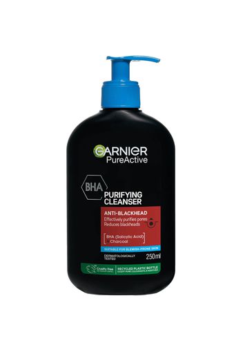 Garnier Pure Active BHA, Salicylic Acid and Charcoal Daily Face Cleanser 250ml