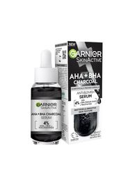 Garnier Skinactive 4% AHA BHA and Niacinamide Charcoal Serum, Resurface and Smooth Skin Texture 30ml