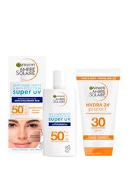 Garnier Ambre Solaire Sun Cream Travel Size Starter Kit for Face and Body