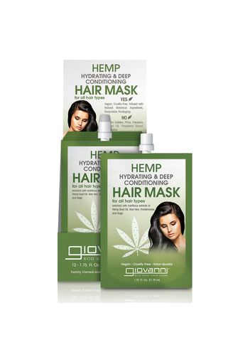 Giovanni Hemp Hydrating and Deep Conditioning Hair Mask (Pack of 12)