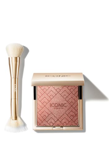ICONIC London Kissed by the Sun Multi-Use Cheek Glow and Brush Exclusive (Various Shades) - So Cheeky