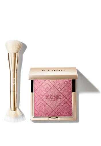 ICONIC London Kissed by the Sun Multi-Use Cheek Glow and Brush Exclusive (Various Shades) - Play Time