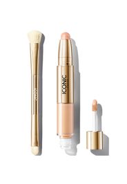 ICONIC London Radiant Concealer and Brush Bundle (Various Shades) - Cool Fair