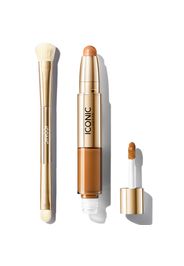 ICONIC London Radiant Concealer and Brush Bundle (Various Shades) - Golden Deep