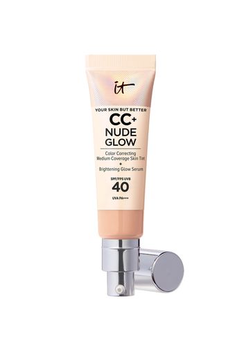 IT Cosmetics CC+ and Nude Glow Lightweight Foundation and Glow Serum with SPF40 32ml (Various Shades) - Neutral Medium