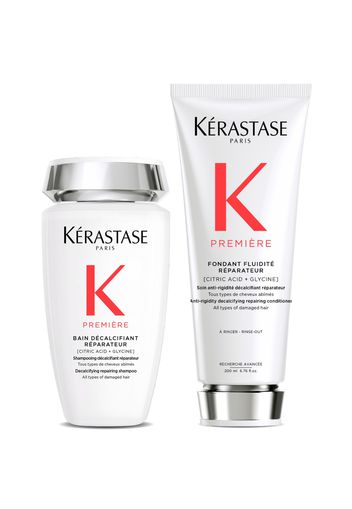 Kérastase Première Decalcifying Repairing Shampoo and Conditioner Duo for Damaged Hair with Pure Citric Acid and Glycine