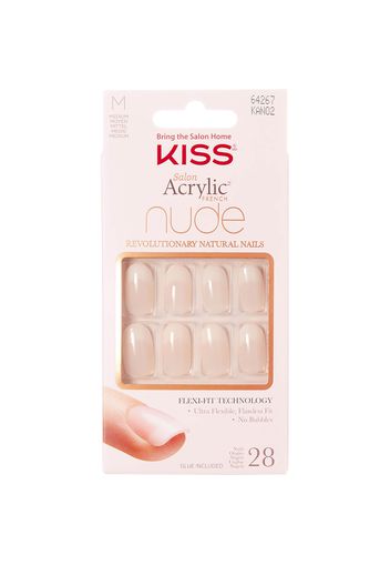 Kiss Salon Acrylic Nude Nails (Various Shades) - Graceful