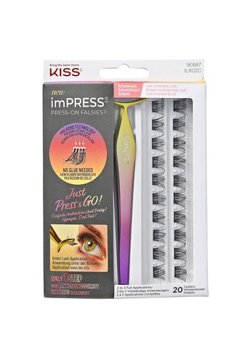 Kiss imPRESS Falsies Press-on False Lash Kit - Voluminous