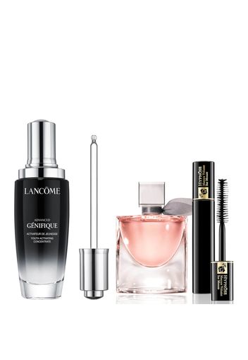 Lancôme Advanced Genefique 75ml, La Vie Est Belle Iris Absolu and Hypnose Mini Mascara Bundle