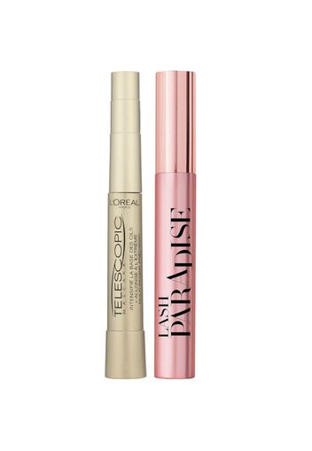 L'Oréal Paris Telescopic Mascara for More Length and Lash Paradise Volume Mascara Bundle