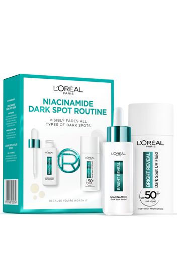 L'Oréal Paris Exclusive Niacinamide Dark Spot Routine with Serum and UV Fluid SPF50+