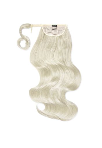 LullaBellz Grande 26  Blow Dry Wraparound Pony (Various Shades) - Bleach Blonde