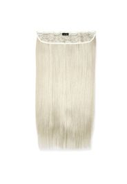 LullaBellz Thick 24 1-Piece Straight Clip in Hair Extensions (Various Colours) - Bleach Blonde