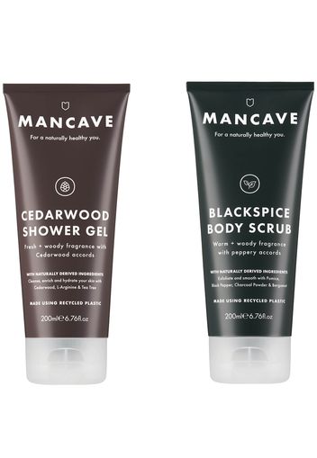 ManCave Shower Gel and Body Scrub Bundle