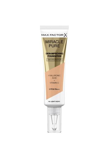 Max Factor Miracle Pure Skin Improving Foundation 30ml (Various Shades) - Ganache