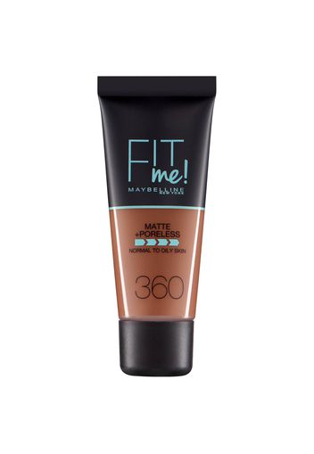 Maybelline Fit Me! Matte and Poreless Foundation 30ml (Various Shades) - 360 Mocha