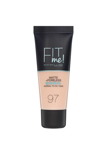 Maybelline Fit Me! Matte and Poreless Foundation 30ml (Various Shades) - 097 Natural Porcelain