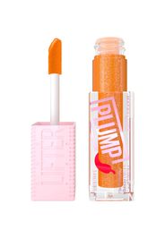 Maybelline Lifter Gloss Plumping Lip Gloss Lasting Hydration Formula With Hyaluronic Acid and Chilli Pepper (Various Shades) - Hot Honey