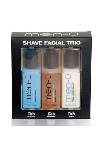 men-ü Shave Facial Trio (Worth £38.85)