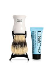 men-ü Barbiere Shave Brush and Stand - White