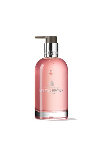 Molton Brown Delicious Rhubarb and Rose Fine Liquid Hand Wash in Glass Bottle 200ml