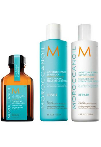 Moroccanoil Moisture Repair Shampoo, Conditioner and Treatment Trio