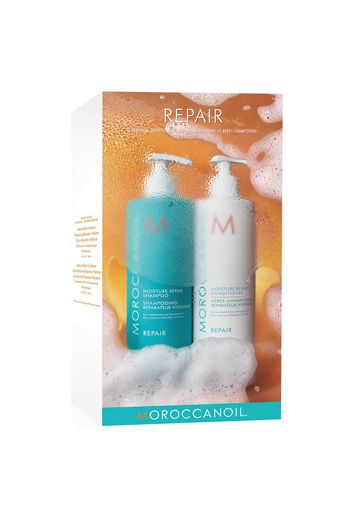 Moroccanoil Moisture Repair Shampoo and Conditioner 500ml Duo (Worth £71.40)