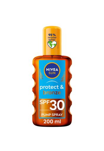 NIVEA SUN Protect & Bronze Tan Activating Sun Oil Spray SPF30 200ml