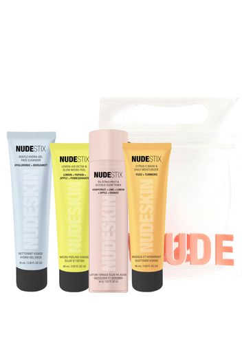 NUDESTIX Nudeskin 4-Step: Citrus Renew Set for Gentle Skin