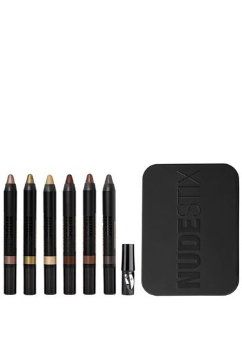 NUDESTIX Nude Earth 6 Piece Eye Kit (Worth £126.00)