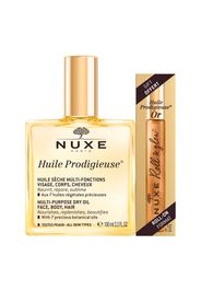 NUXE Huile Prodigieuse® 100ml & Huile Prodigieuse® Or 8ml in a free Roll-on format