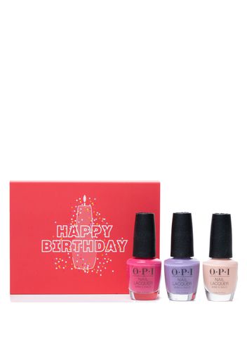 OPI Happy Birthday Gift Box Set 3 x 15ml