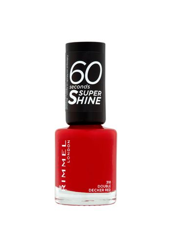 Rimmel 60 Seconds Super Shine Nail Polish 8ml (Various Shades) - Double Decker Red