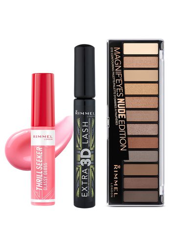 Rimmel Gloss, Eyeshadow and Mascara Bundle