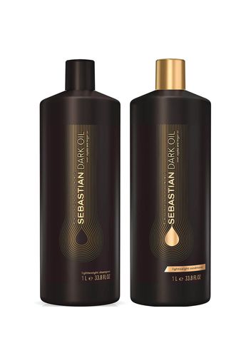 Sebastian Professional Dark Oil Shampoo and Conditioner Super Size Regime Bundle