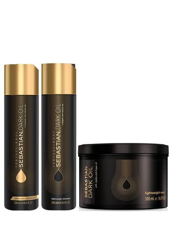 Sebastian Professional Dark Oil Shampoo, Conditioner and Mask Regime Bundle