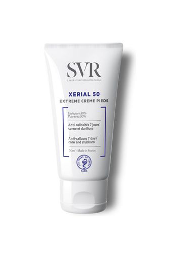 SVR Xerial 50 Hard-Skin Intensive Foot Cream for Tackling Hard, Thickened + Calloused Skin - 50ml 