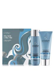 System Professional Hydrate, Hydrate and Restore Hair Gift Set (Worth £53.25)