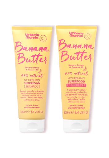 Umberto Giannini Banana Butter Shampoo and Conditioner Duo