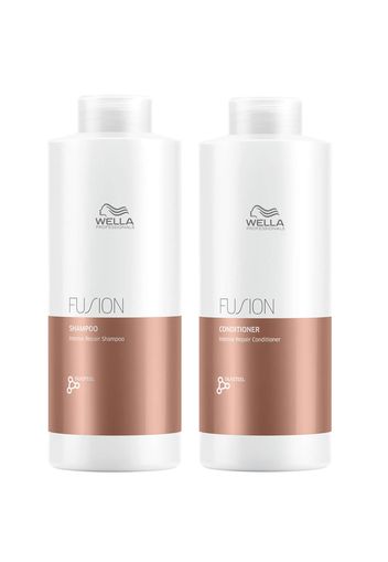 Wella Professionals Fusion Repair Shampoo and Conditioner Super Size Regime Bundle