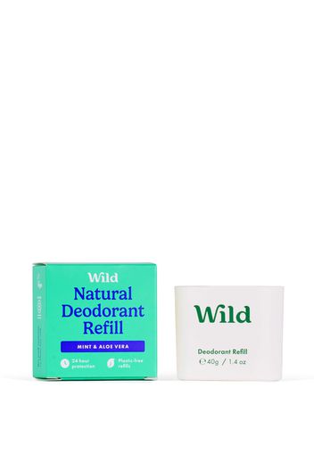 Wild Men's Mint and Aloe Vera Deodorant Refill 40g