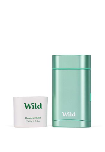 Wild Fresh Cotton and Sea Salt Deodorant in Aqua Case 40g