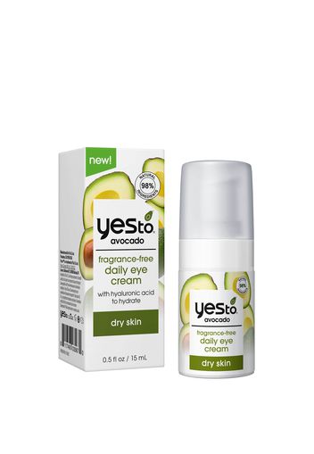 yes to Avocado Fragrance Free Daily Eye Cream 15ml