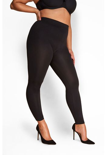 Nahtlose figurformende leggings  schwarz