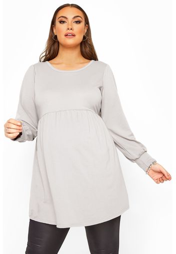 Bump it up maternity schößchen sweatshirt, grau