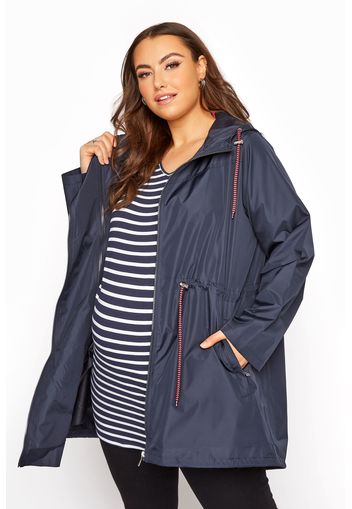 Bump it up maternity navy pocket parka